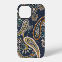 Traditional Indian Paisley pattern on backgroundpa