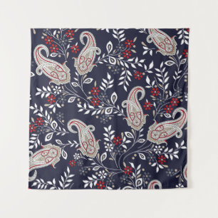 traditional Indian paisley pattern Tapestry