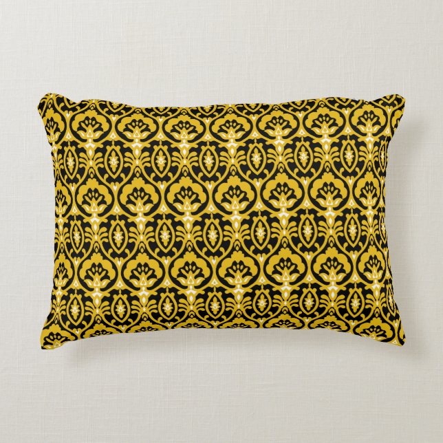 Traditional Indian Shirt Textile Design. Decorative Cushion (Front)