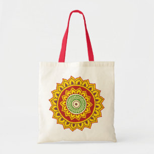 Traditional Indian style Mandana Tote Bag