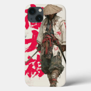 Traditional Ink Wash Samurai Art Case