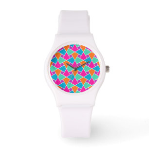Traditional Islamic Mosaic Pattern Wrist Watch