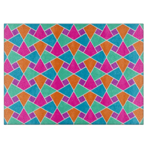 Traditional Islamic Pattern Glass Cutting Board