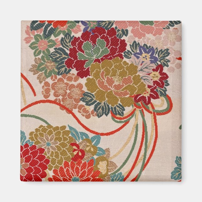 Traditional Japanese fabric design Magnet (Front)