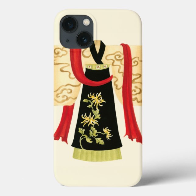 Traditional Japanese Kimono with Floral Print Case-Mate iPhone Case (Back)