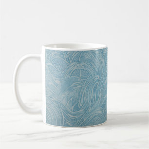 Traditional Japanese Ocean Wave Design Mugs