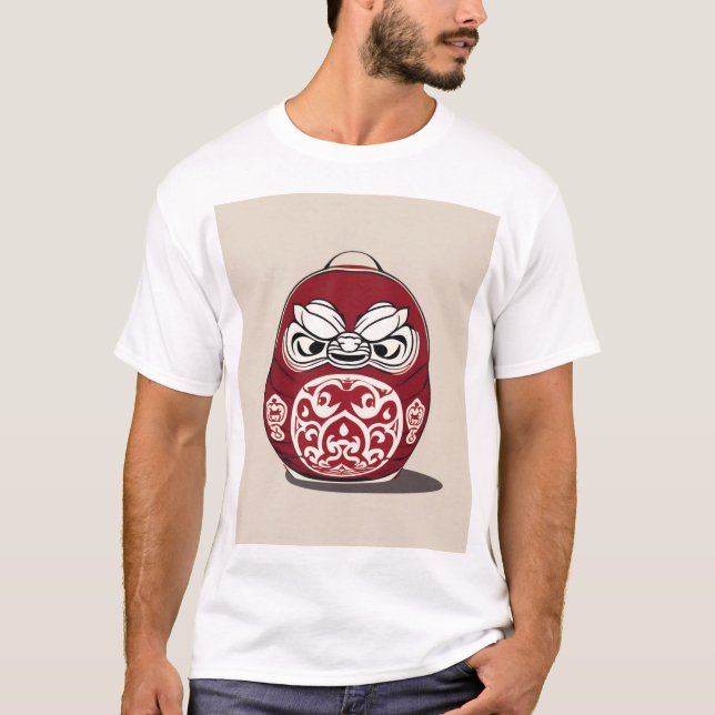 Traditional Japanese Pattern Design 0034 Geometric T-Shirt (Front)