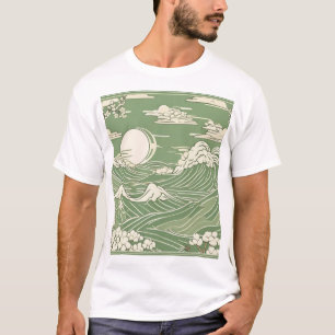 Traditional Japanese Pattern Design 0038 - Authent T-Shirt