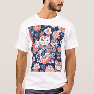 Traditional Japanese Pattern Design - Elegant Geom T-Shirt