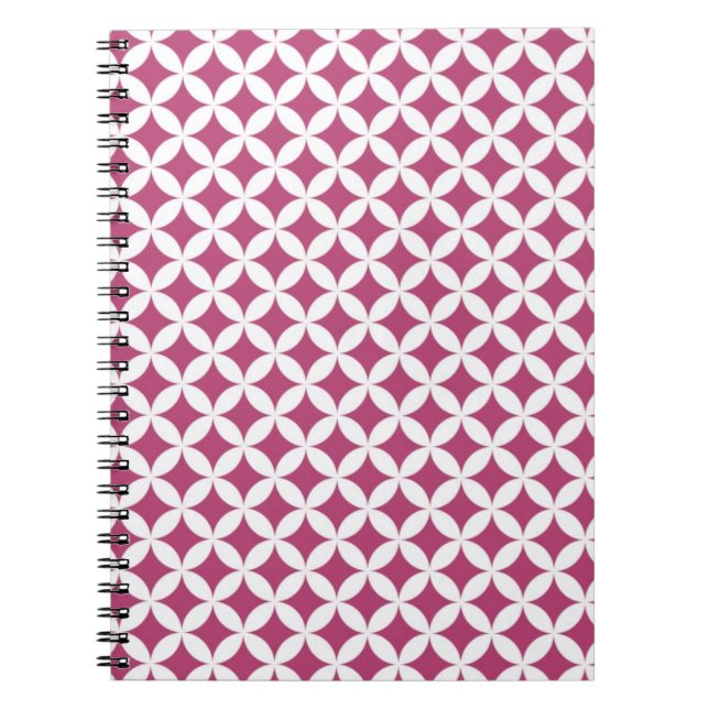 Traditional Japanese Pattern Shippo Pattern Japan  Notebook (Front)