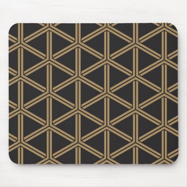 Traditional Japanese Patterned Kamekou (Bishamon K Mouse Mat (Front)