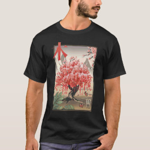Traditional Japanese Sakura Tree T-Shirt