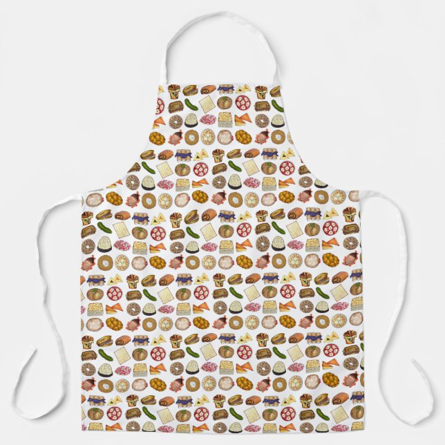 Traditional Jewish Dishes Food Cooking Cuisine Apron (Front)