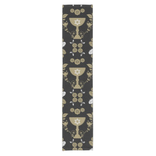Traditional Jewish Gifts for Shabbat Short Table Runner