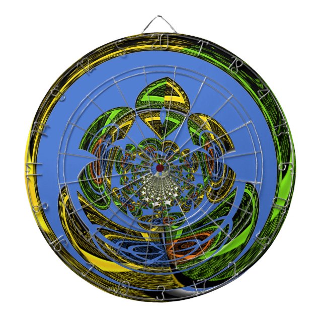 Traditional Just Blue Dartboard (Front)