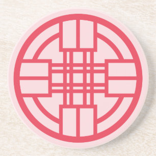 Traditional Korean Culture Pattern  Coaster