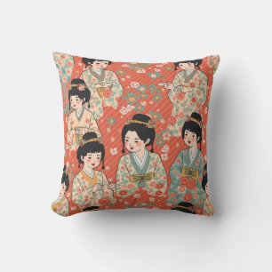 traditional Korean Hanbok character pillow cushion