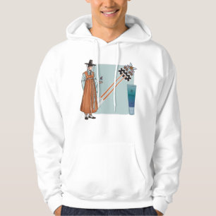 Traditional Korean Hanbok Man & Gat Hat Hoodie