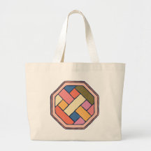 Traditional Korean Pattern Arts Tote Bag 