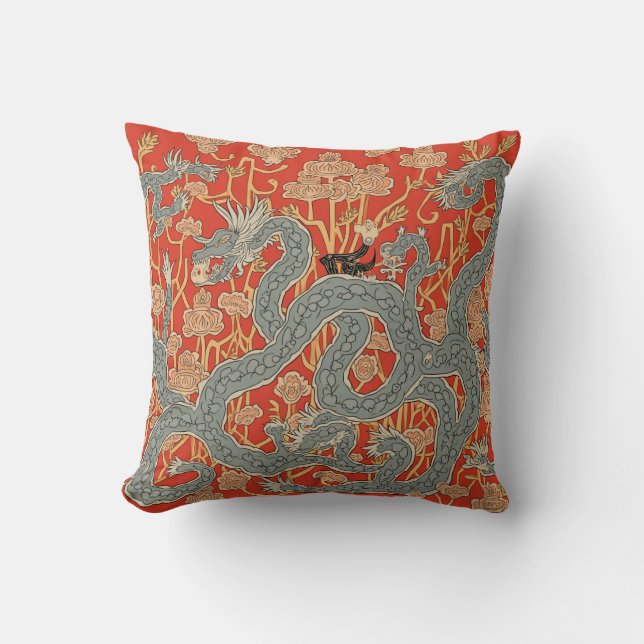 traditional Korean patterns pillow cushion (Front)