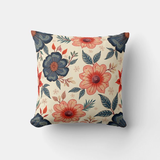 traditional Korean patterns pillow cushion (Front)