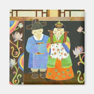 Traditional Korean Wedding: Unique Wedding Gift Magnet