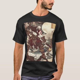 Traditional Kratos boy friends retro T-Shirt