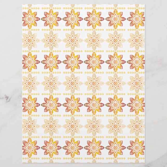 Traditional Latvian SUN sign geometric design VIII (Front)