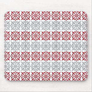 Traditional Latvian SUN sign geometric pattern I Mouse Mat
