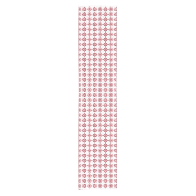 Traditional Latvian SUN sign geometric pattern IV Short Table Runner (Front)