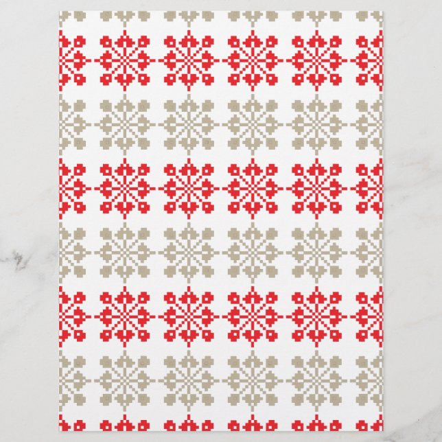 Traditional Latvian SUN sign geometric pattern VI (Front)