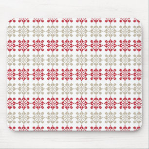Traditional Latvian SUN sign geometric pattern VI Mouse Mat