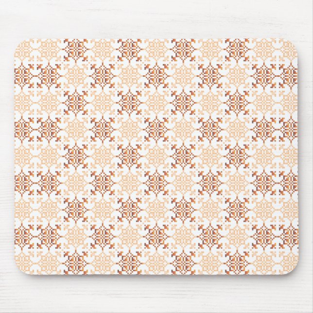 Traditional Latvian SUN sign geometric pattern VII Mouse Mat (Front)