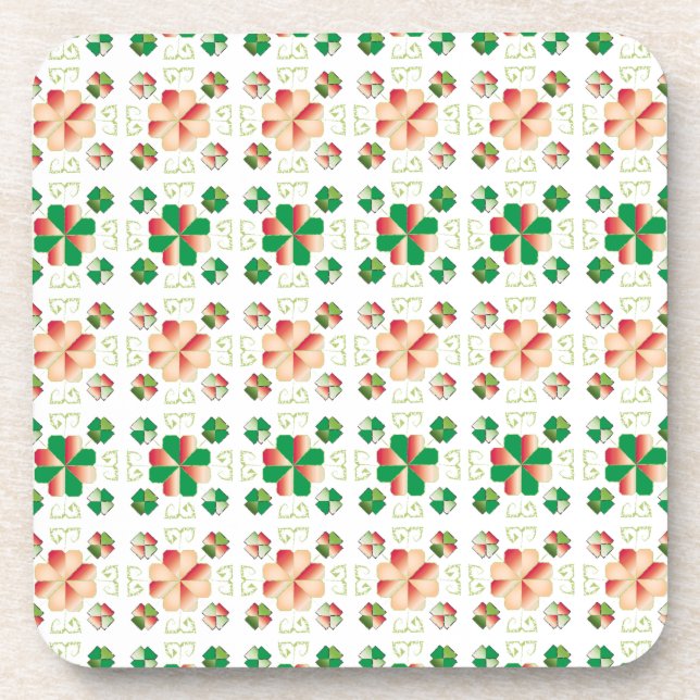 Traditional Latvian SUN sign geometric pattern X Coaster (Front)