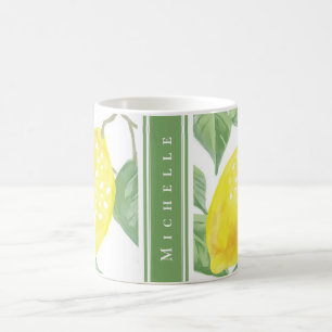 Traditional Lemon Tree Personalized Coffee Mug