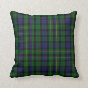 Traditional MacBride Clan Tartan Plaid Cushion