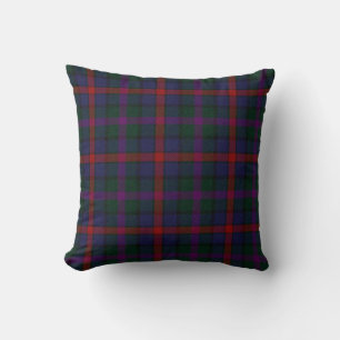 Traditional MacCaughan Tartan Plaid Pillow