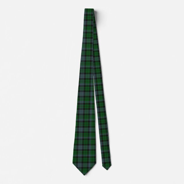 Traditional MacKay Tartan Plaid Tie (Front)