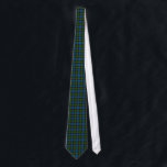 Traditional MacKenzie Tartan Plaid Tie<br><div class="desc">Stylish plaid neck tie,  with the green and blue MacKenzie  tartan plaid pattern.  Customise to add text to this handsome tie.  Great looking tie for day or evening.</div>