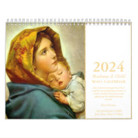 Traditional Madonna and Child Christmas Gift