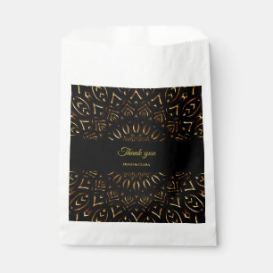 Traditional mandala classic elegant luxury wedding favour bags