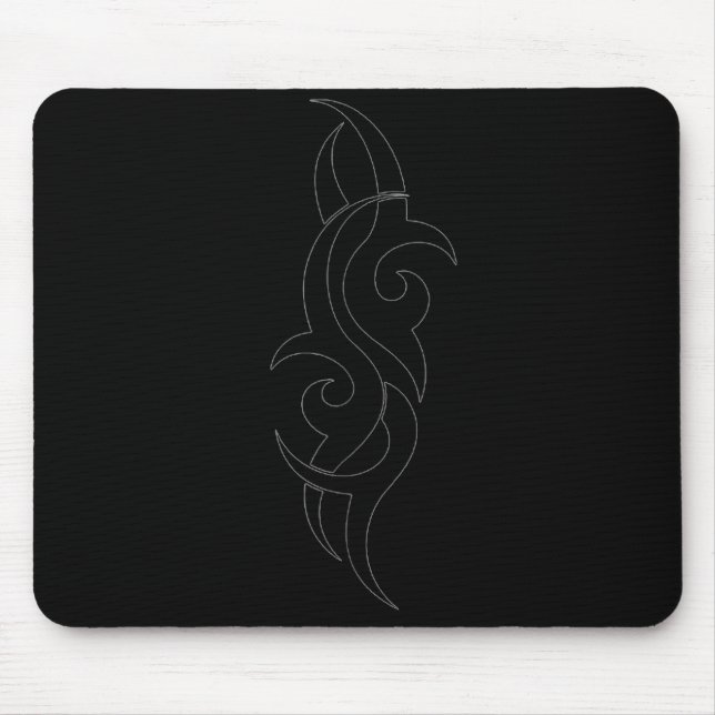 Traditional Maori Tribal Tattoo. New Zealand.  Mouse Mat (Front)