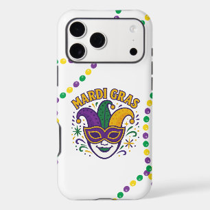 Traditional Mari Gras coloured mask