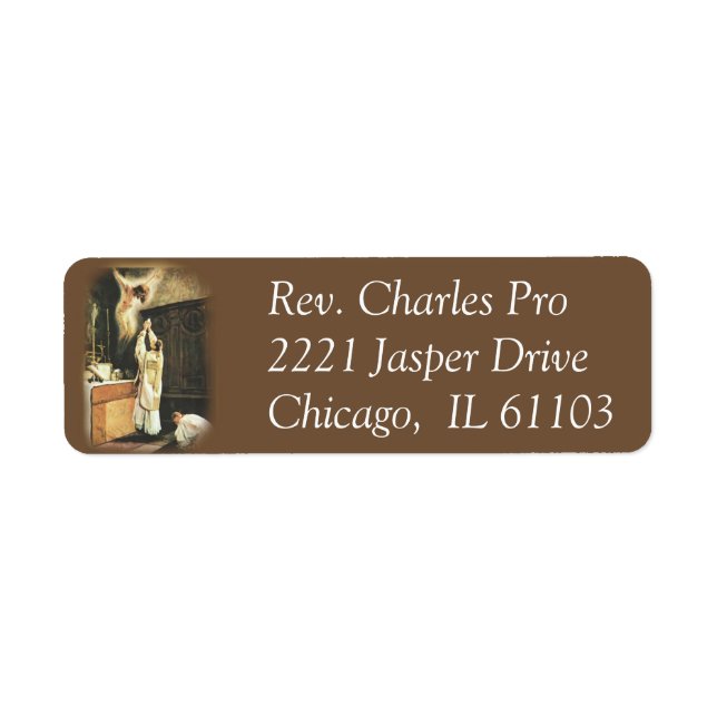 Traditional Mass with Priest & Altar Boy (Front)