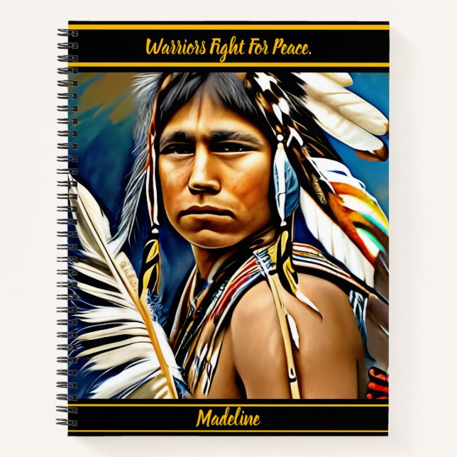 Traditional Memo Book: Tribal Spirit Notebook (Front)
