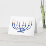 Traditional Menorah Holiday Card<br><div class="desc">Traditional Menorah</div>