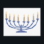 Traditional Menorah Postcard<br><div class="desc">Traditional Menorah</div>