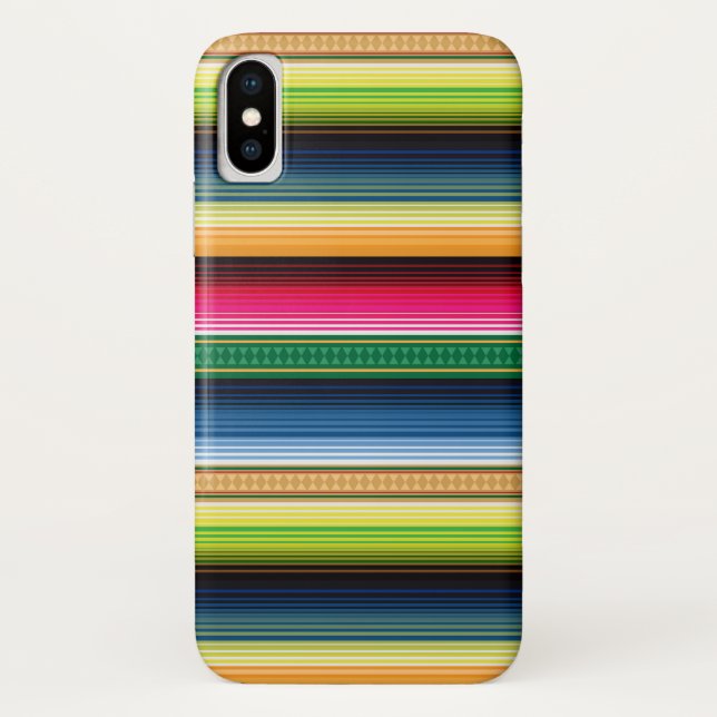 Traditional Mexican Blanket Serape Case-Mate iPhone Case (Back)