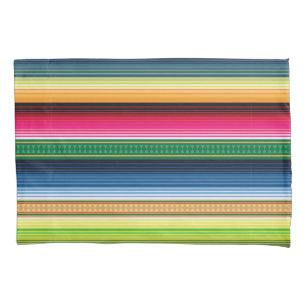 Traditional Mexican Blanket Serape Pillowcase