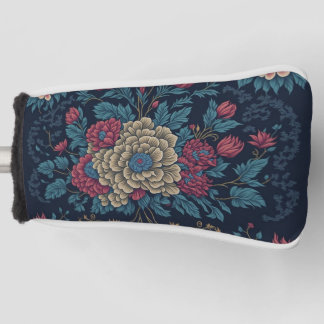 Traditional Mexican Embroidery Pattern Golf Head Cover